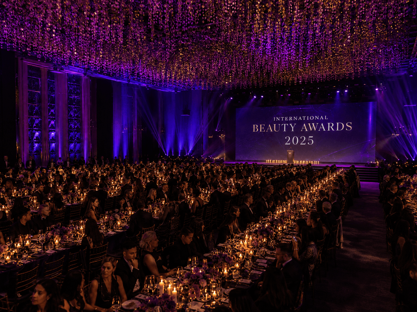 International Beauty Awards ceremony setting